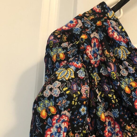 FRAME Floral Print One Shoulder Top Size S EUC - Picture 10 of 13